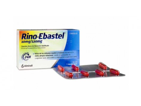 Rhino Ebastel 10 mg/120 mg 7 Kapseln