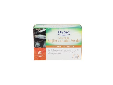 Dietisa MEJILLON DE LABIO VERDE Gemiflor-Super 84 Kapseln.