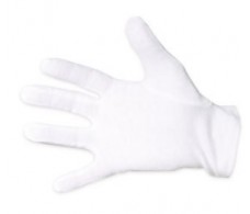 Dermatological Handschuhe der Baumwolle. So groß S