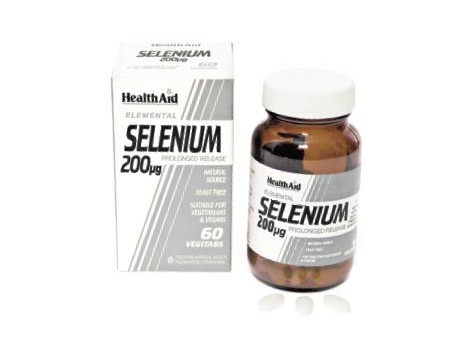 Health Aid Selenium 200 mcg. 60 cápsulas. Health Aid