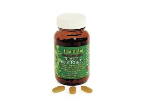 Health Aid Cúrcuma raiz - Turmeric. 60 capsulas de HealthAid