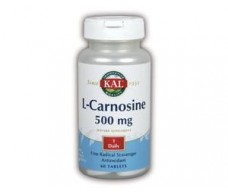 KAL L - Carnosina 500 mg. 30 comprimidos. KAL - Solaray