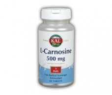 KAL L - Carnosine 500 mg. 30 tablets. KAL - Solaray