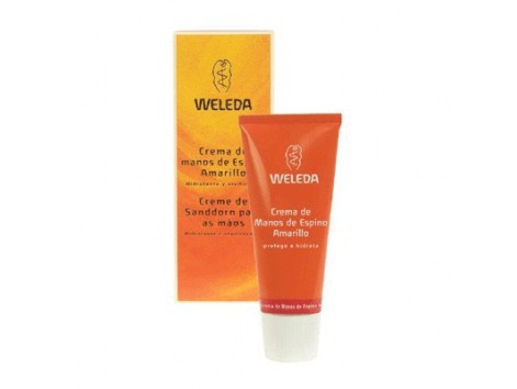 Weleda Feuchtigkeitscreme 50 ml gelben Hände Weißdorn 