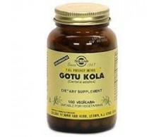 Solgar Gotu Kola - Centella Asiatica. 100 capsulas
