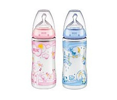 PC Bottle 300ml First Choice ROSA. Silicone Teat
