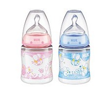 PC Bottle 150ml First Choice ROSA. Silicone Teat