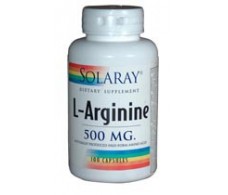 Solaray L-Arginine 500mg. 100 Kapseln