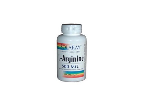 Solaray L-Arginine 500mg. 100 Kapseln