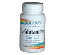 Solaray L-Glutamine 500mg. 50 capsulas