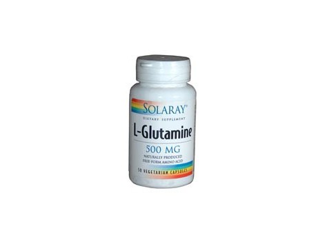Solaray L-Glutamine 500mg. 50 Kapseln. Solaray