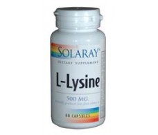 Solaray L-Lysine 500mg. Lysine Solaray. 60 capsules