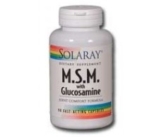 Solaray MSM con Glucosamina. 90 capsulas de Solaray