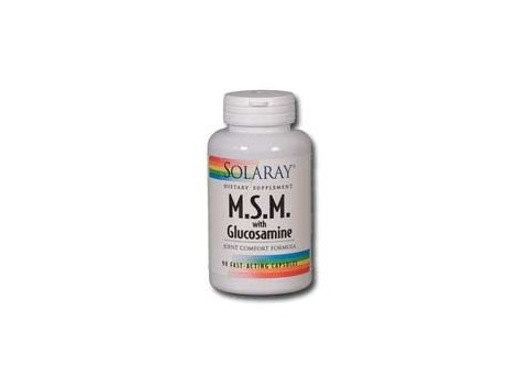 Solaray MSM con Glucosamina. 90 capsulas de Solaray