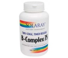 Solaray B Complex 75. 100 capsules delayed action.