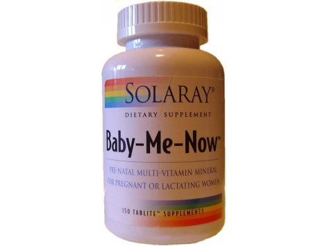 Solaray Baby Me Now. 150 tabletas. Solaray