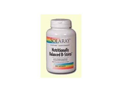 Solaray Nutritionally Balanced B Stress. 100 capsulas.