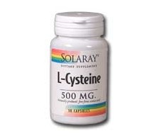 Solaray L-Cysteine ​​- 500mg L-Cysteine. 30 capsules. Solaray