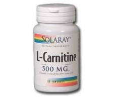 Solaray L-Carnitina 500mg. 30 capsulas. Solaray