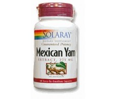 Solaray Mexican Yam 60 Kapseln. Solaray