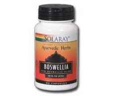 Solaray Boswelia 300mg. Ayurveda 60 capsulas. Solaray