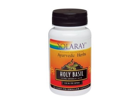 Holly Basil Solaray 450mg. Thai Basil. 60 capsules