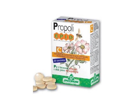 Epid C + Rosa + Propolis. 30 tablets masticables.Specchiasol