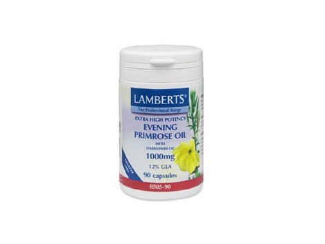 Lamberts Aceite de Prímula+Borraja 1.000mg. 90 capsulas