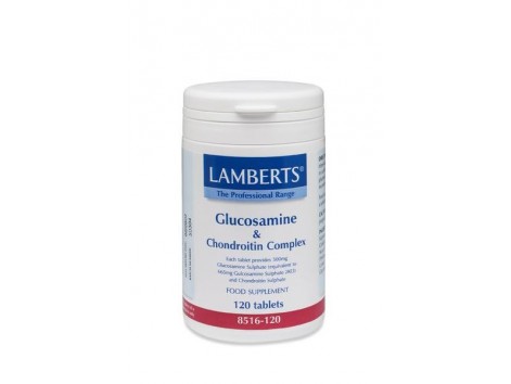 Lamberts Complejo de Glucosamina y Condroitina 120 comprimidos. 