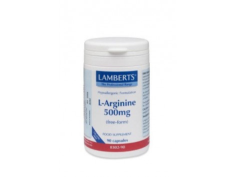 Lamberts L-arginin 1000 mg. 90 kapsul. Lamberts