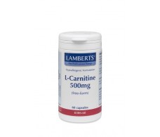 Lamberts L-Carnitina 500mg. 60 capsulas. Lamberts