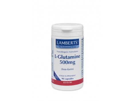 Lamberts L-Glutamine 500mg. 90 Kapseln