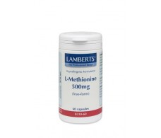 Lamberts L-Methionine 500mg. 60 capsules