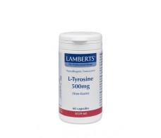 Lamberts L Tirosina 500mg. 60 capsulas. Lamberts