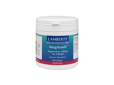 Lamberts Magasorb - Magnesium as Citrate. 180 tablets