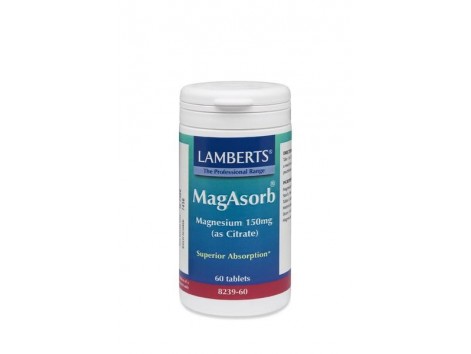Lamberts Magasorb - Magnesium als Citrate. 60 Tabletten