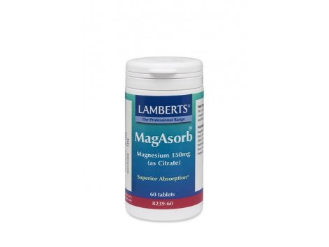 Lamberts Magasorb - Magnesium as Citrate. 60 tablets