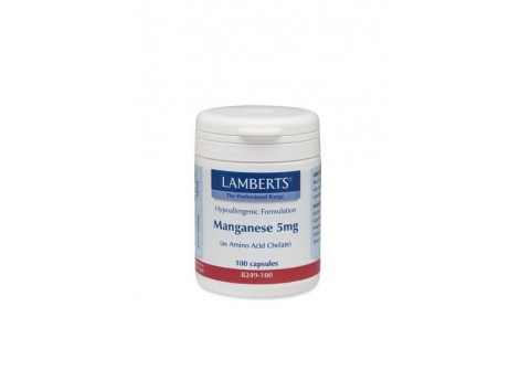 Lamberts Manganese (Amino Acid Chelate). 100 capsules