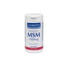 Lamberts MSM 1000mg. 120 comprimidos. Lamberts