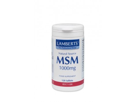 Lamberts MSM 1000mg. 120 tablets