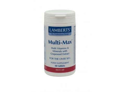 Lamberts Multi Max 60 comprimidos. Vitaminas + Minerales + Amino
