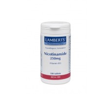 Lamberts Nicotinamida - Niacina - Vitamina B3 250mg. 100 comprim
