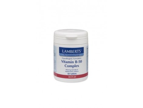 Lamberts Vitamin B-50 Complex 60 tablets