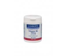 Lamberts Vitamina B6 50mg. 100 comprimidos. Lamberts