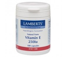 Lamberts Natural Vitamin E 250 i.u. 100 capsules