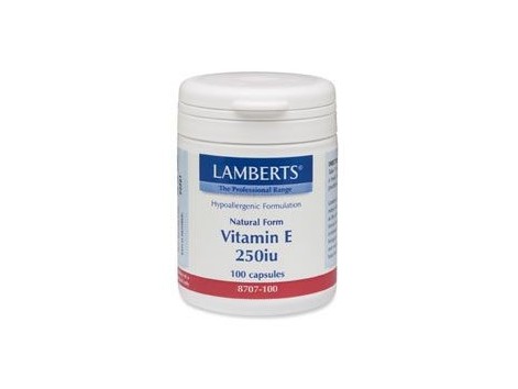 Lamberts Natural Vitamin E 250 i.u. 100 capsules