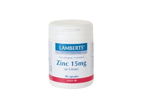 Lamberts Zinc 15 mg (as Citrate) 90 Tabs