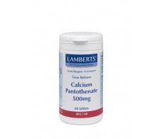 Lamberts Pantotenato de Calcio 500mg. 60 comprimidos. Lamberts