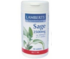 Lamberts Sage 2500mg. 90 tablets. Lamberts