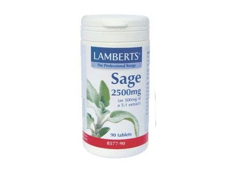 Lamberts Savia 2500mg. Sage. 90 comprimidos. Lamberts